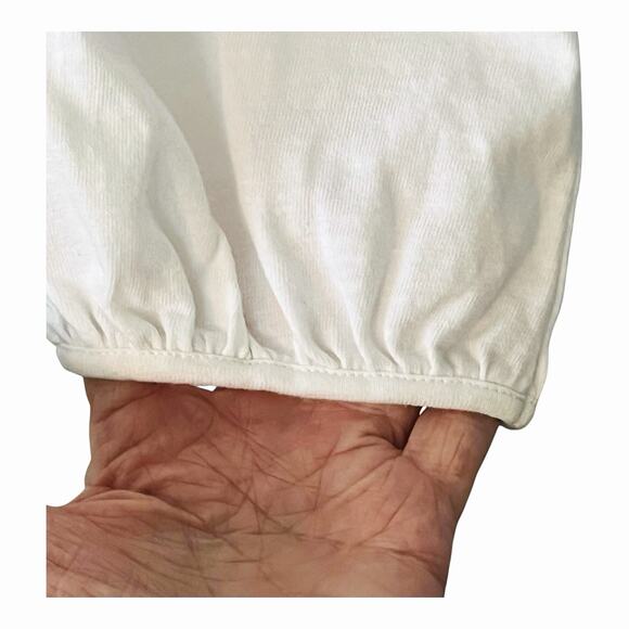 Boden Alison Tunic Top Sz L Pullover Tassels Embroidered Boho Coastal Blue White - Picture 8 of 11